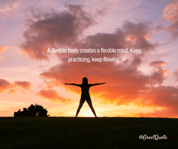 Good Morning yoga greets with nature scenery – start your day with mindfulness.